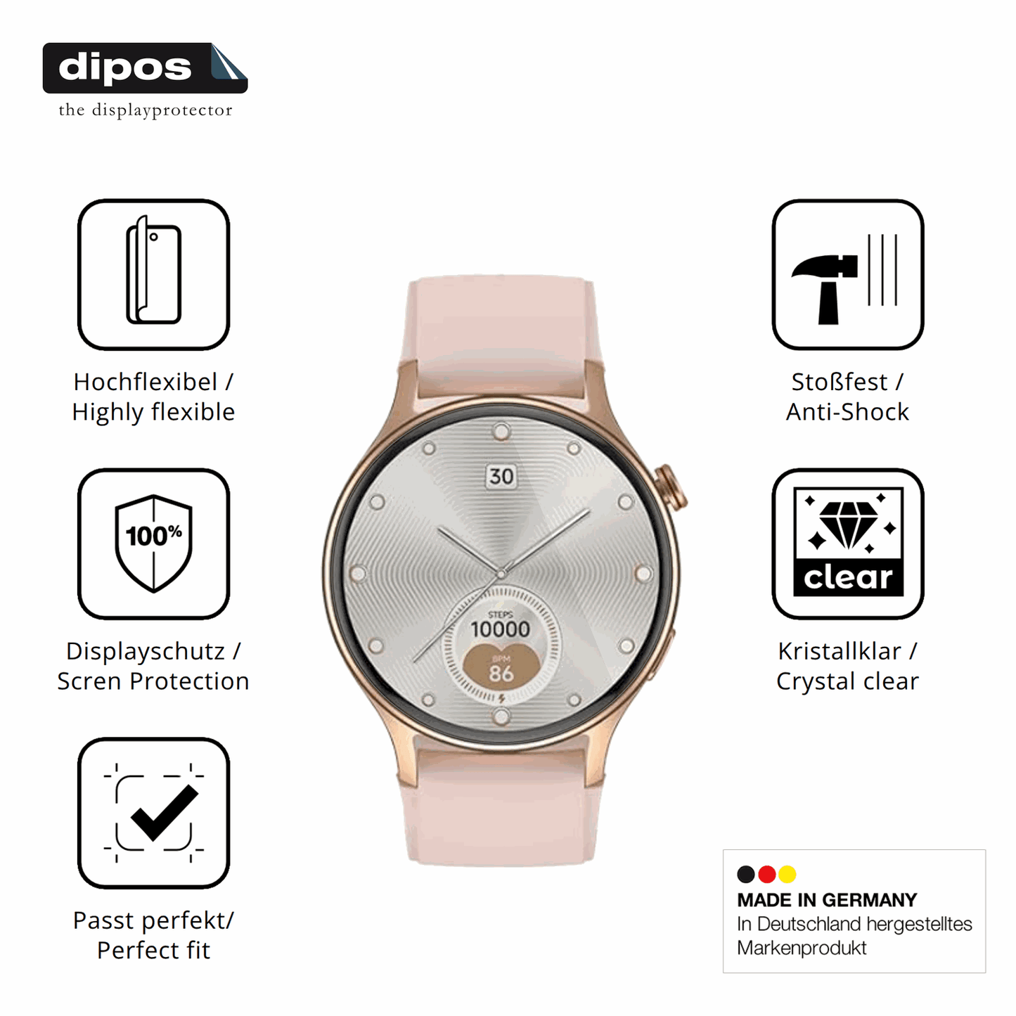 Displayschutz hergestellt in Deutschland, h�chste Qualit�t made in Germany