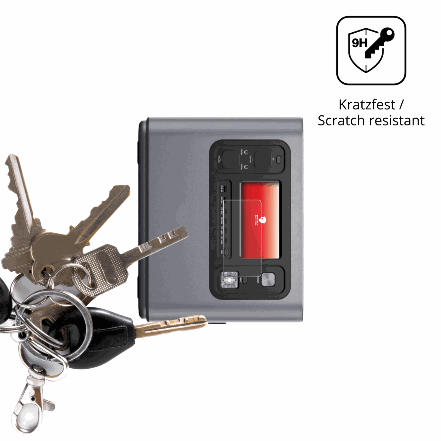2x 9H Schutzfolie für Aferiy P280 Powerstation Panzerfolie