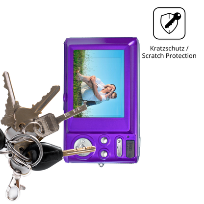 Schutz gegen Kratzer auf dem Agfa Photo Realishot DC5200 Glas durch Schlüssel oder Ähnliches