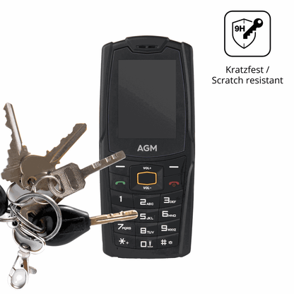 dipos Displayschutz für AGM M6 SE, mattierte Oberfläche, robuste Festigkeit und perfekte Passform