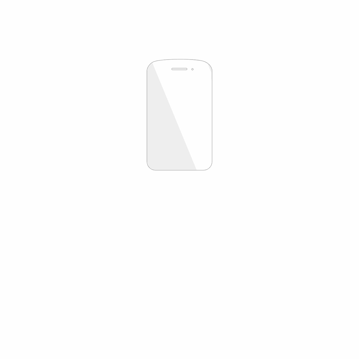 dipos Displayschutz für AGM M8 FLIP, transparente Oberfläche, geringe Dicke und perfekte Passform