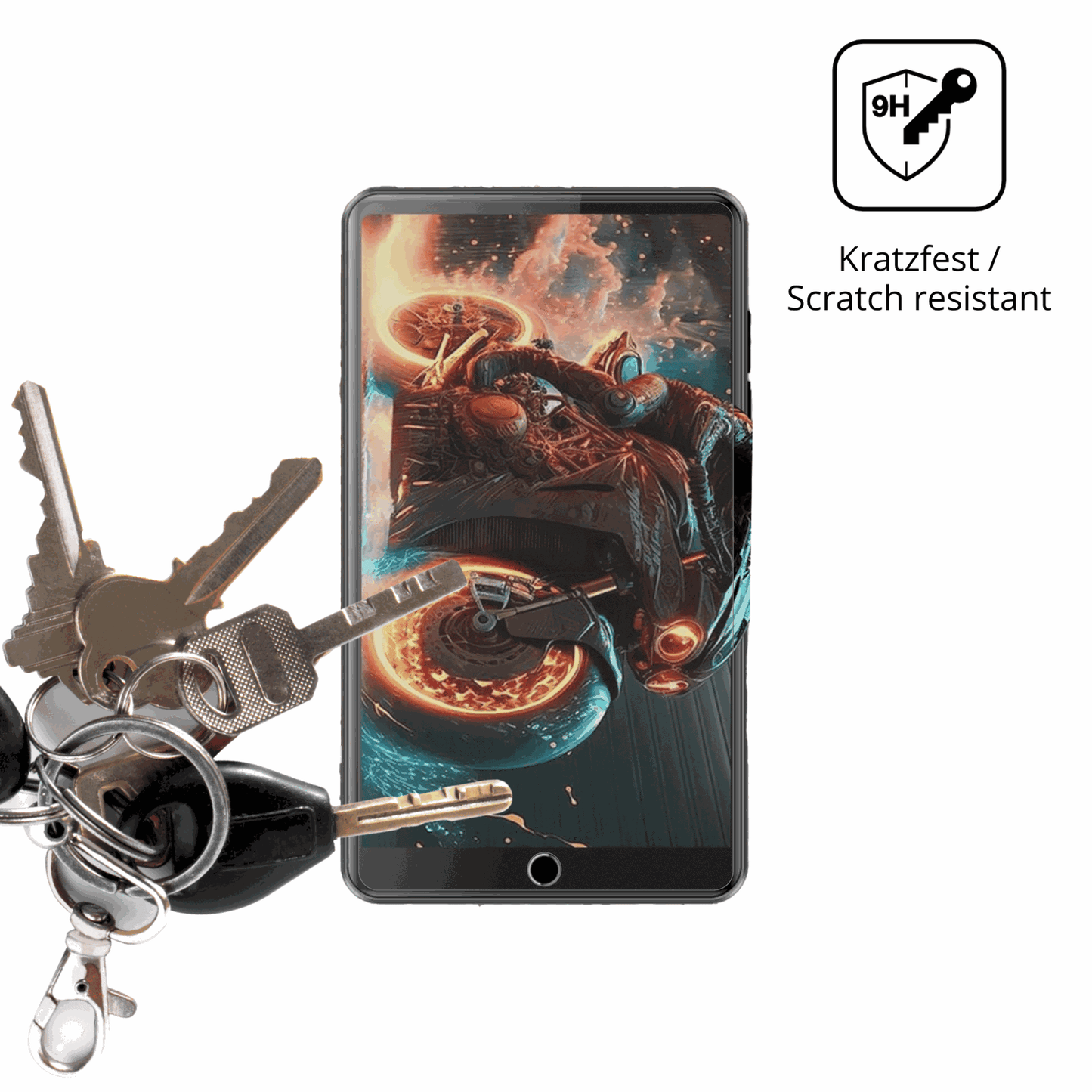 dipos Displayschutz für AHENOD G12 MP3-Player, mattierte Oberfläche, robuste Festigkeit und perfekte Passform