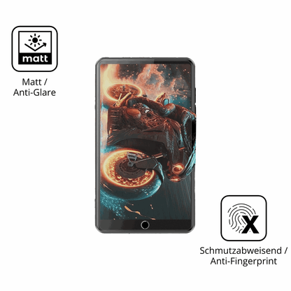 9H Hartbeschichtete, flexible Folie passend zugeschnitten für AHENOD G12 MP3-Player