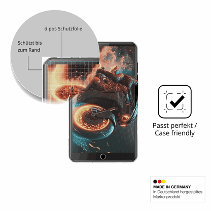 Schutzglasfolie mit optimaler Passform, zur Verwendung mit Hüllen geeignet