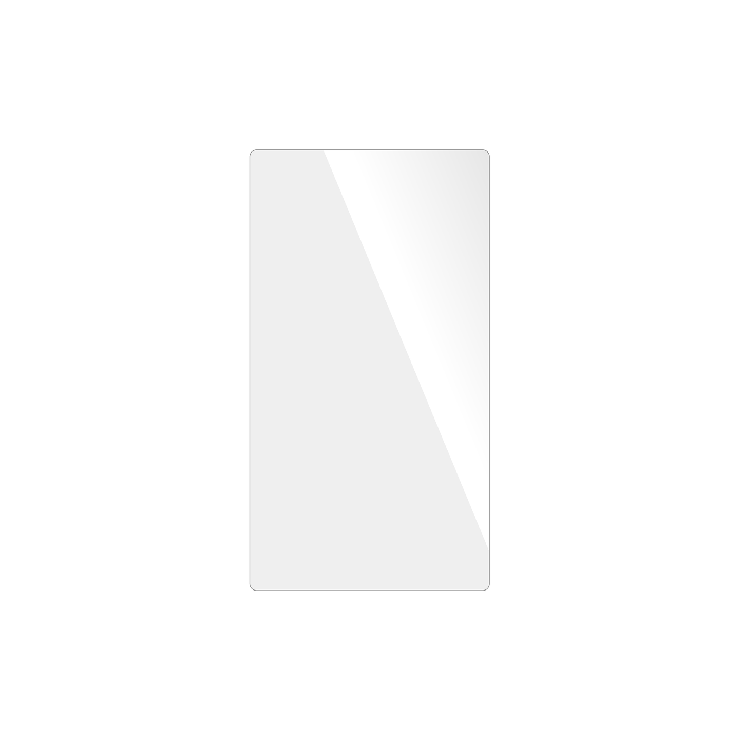 dipos Displayschutz für AHENOD G15 MP3-Player, transparente Oberfläche, geringe Dicke und perfekte Passform