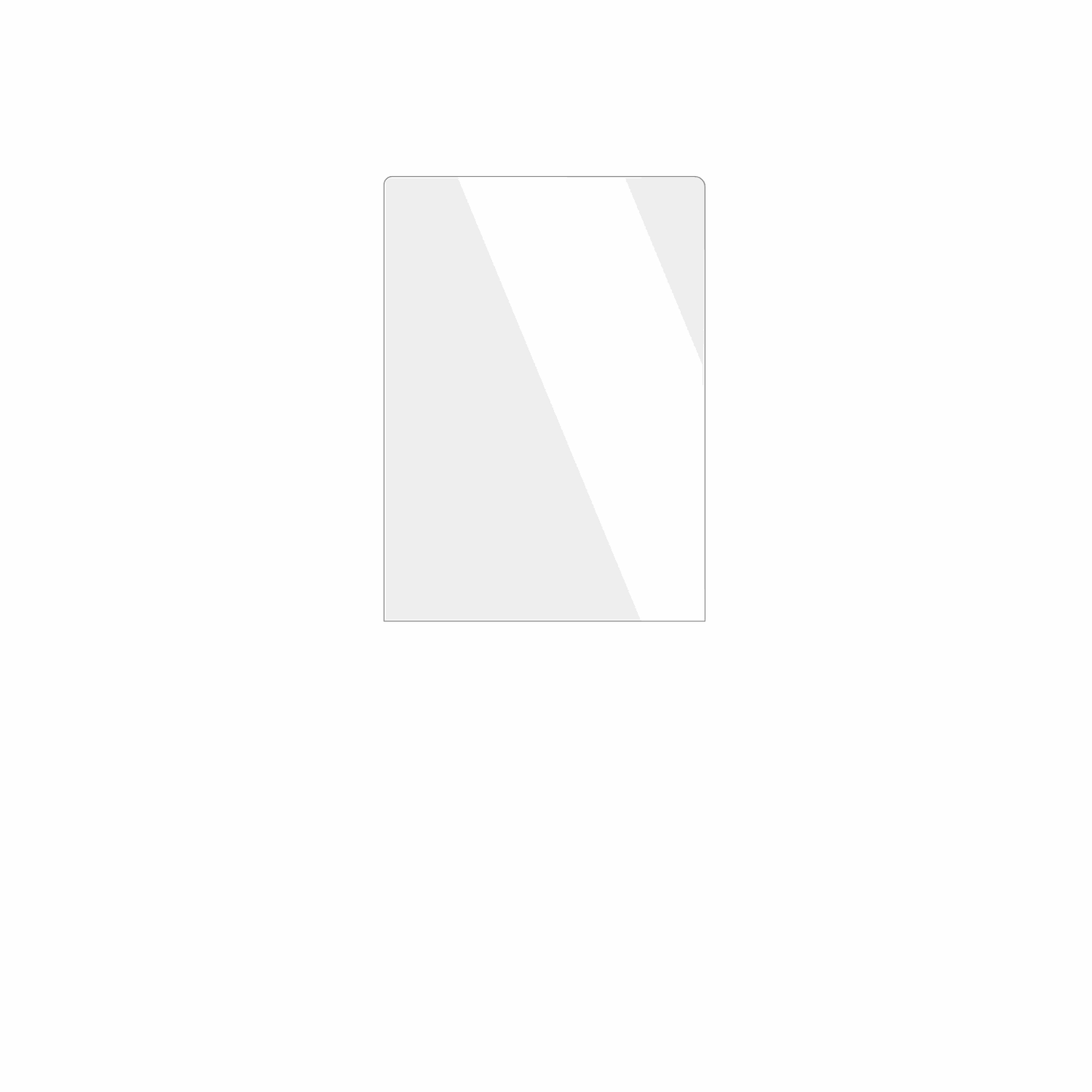 dipos Displayschutz für Aiandcc M6 MP3-Player, transparente Oberfläche, geringe Dicke und perfekte Passform
