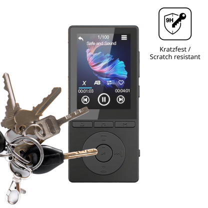 dipos Displayschutz für Aiandcc M6 MP3-Player, mattierte Oberfläche, robuste Festigkeit und perfekte Passform