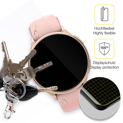 dipos Displayschutz für Aimiuvei Smartwatch 1.27 Zoll, transparente Oberfläche, geringe Dicke und perfekte Passform
