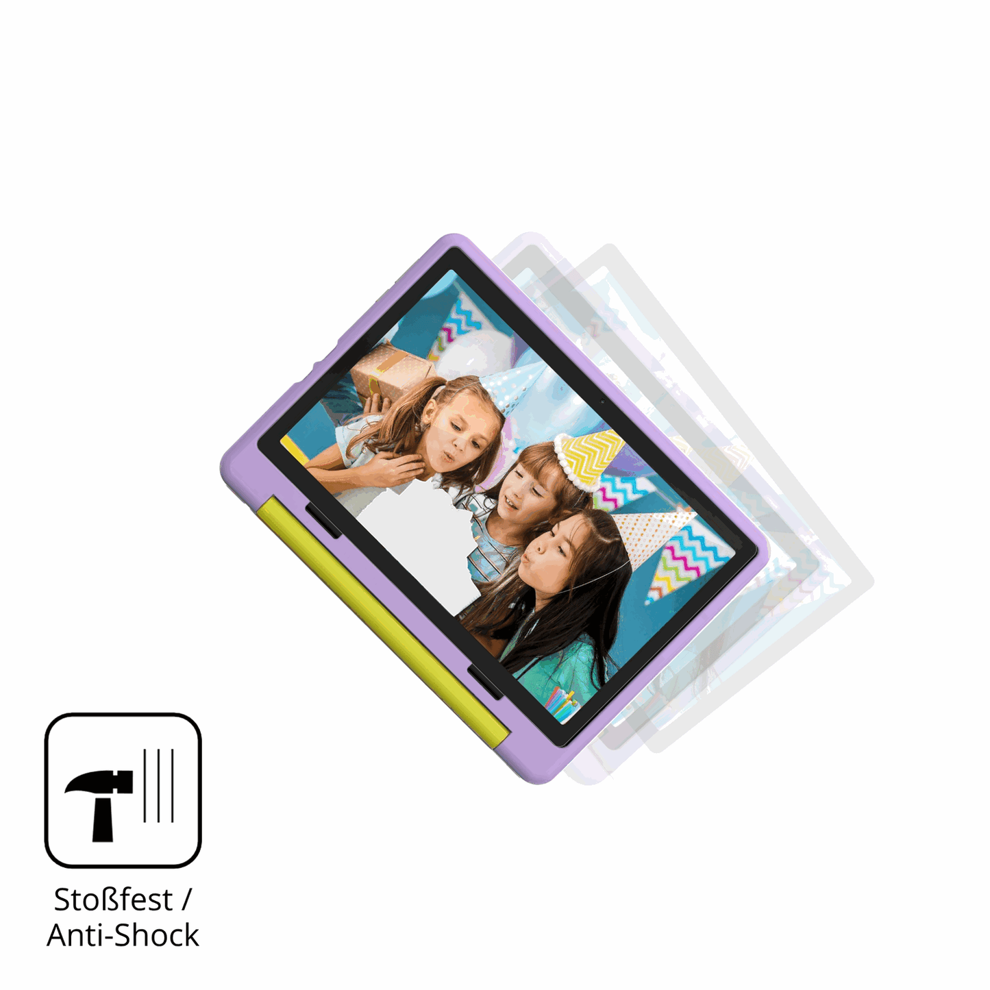 2x 9H Schutzfolie für Ainmel 1028 Kids Tablet 10.1 Zoll Panzerfolie