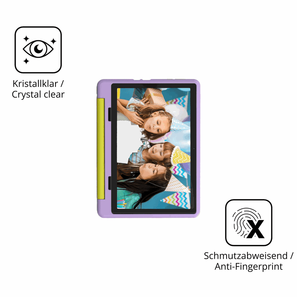 2x 9H Schutzfolie für Ainmel 1028 Kids Tablet 10.1 Zoll Panzerfolie