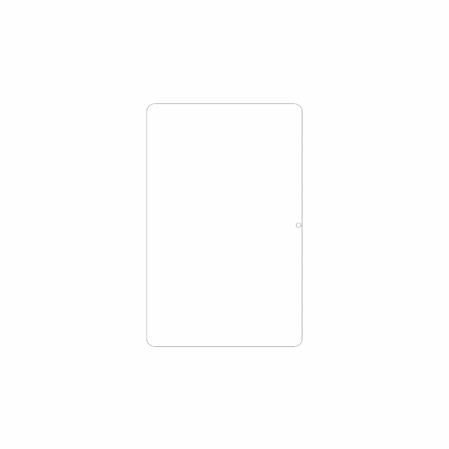 dipos Displayschutz für Ainmel G9 11.5 Zoll 1. Gen, mattierte Oberfläche, geringe Dicke und perfekte Passform