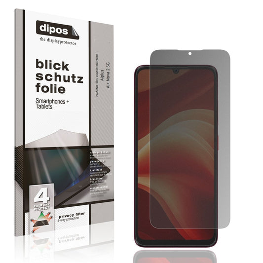 Blickschutzfolie für Aiplus AI+ Nova 2 5G matt Schutzfolie Privacy