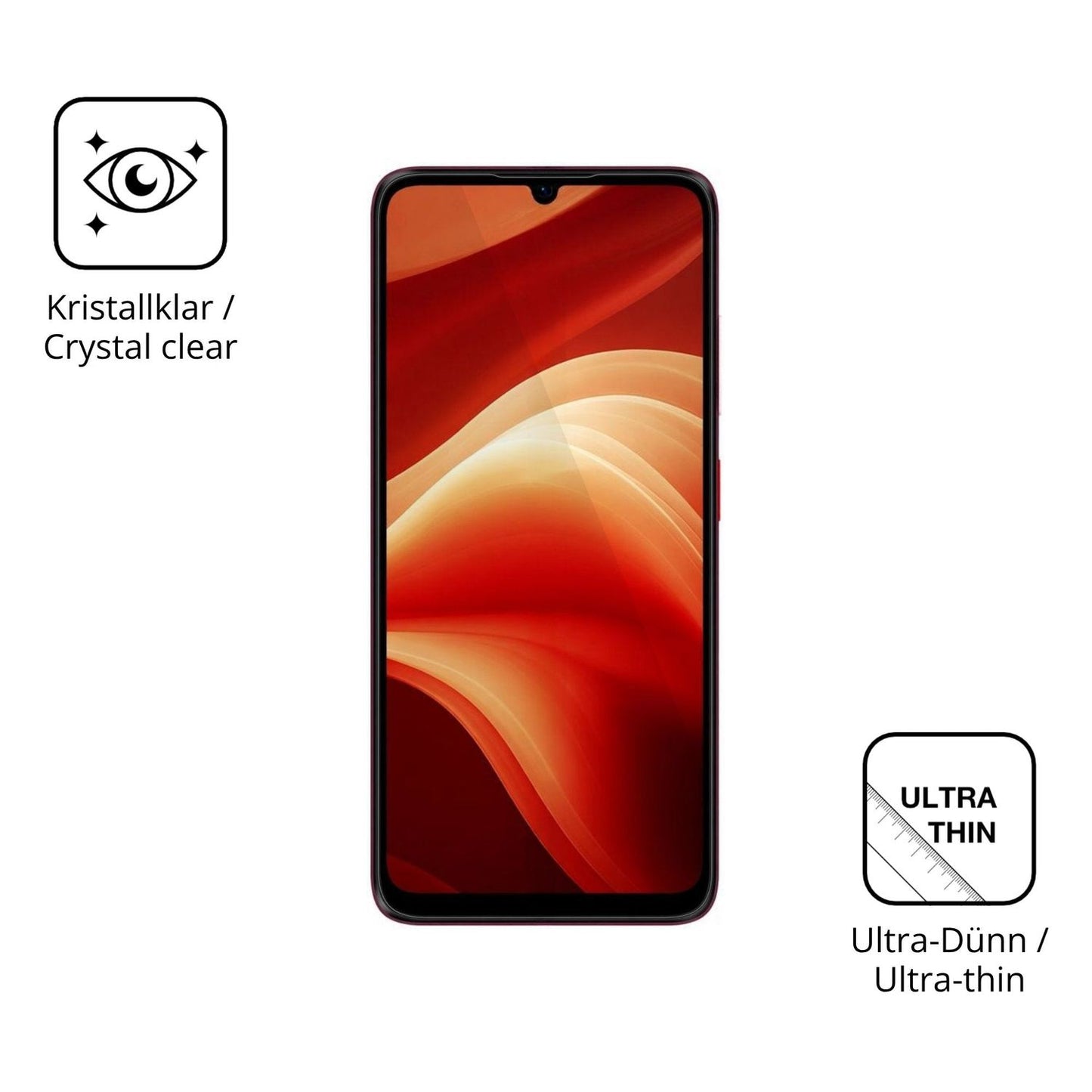 4x Schutzfolie klar für Aiplus AI+ Nova 2 5G Display-Schutzfolie
