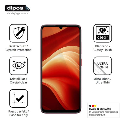 4x Schutzfolie klar für Aiplus AI+ Nova 2 5G Display-Schutzfolie