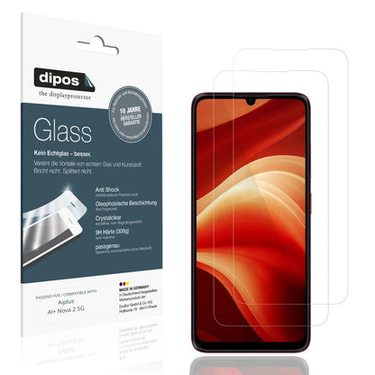 2x 9H Schutzfolie für Aiplus AI+ Nova 2 5G Panzerfolie