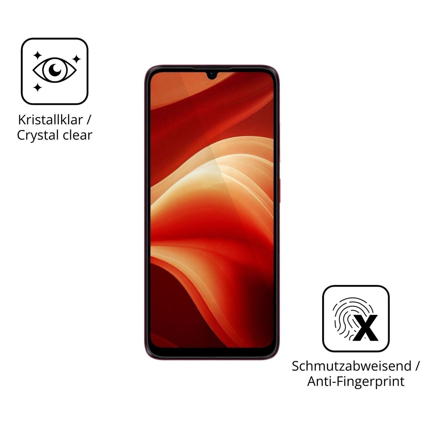 2x 9H Schutzfolie für Aiplus AI+ Nova 2 5G Panzerfolie