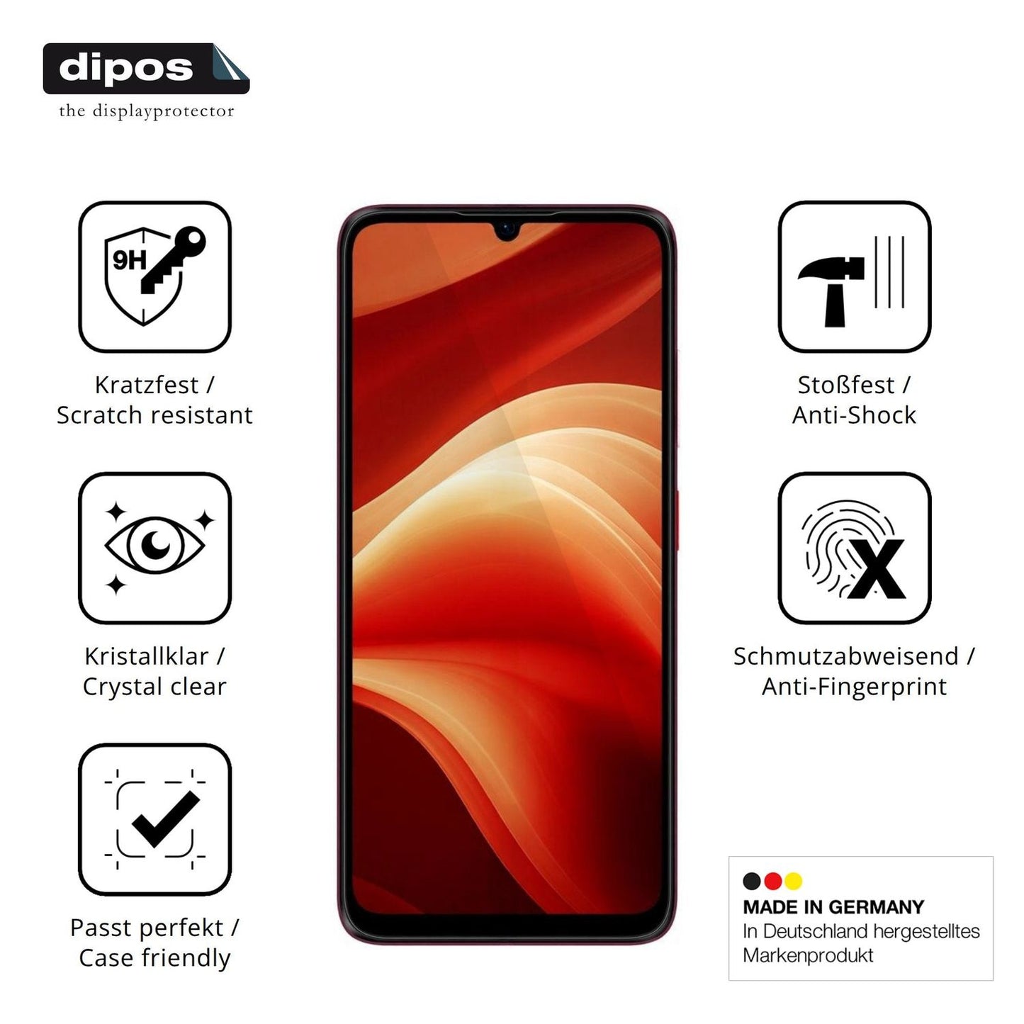 2x 9H Schutzfolie für Aiplus AI+ Nova 2 5G Panzerfolie