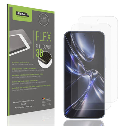 2x Full Cover Schutzfolie matt für Aiplus AI+ Nova 2 Ultra 5G
