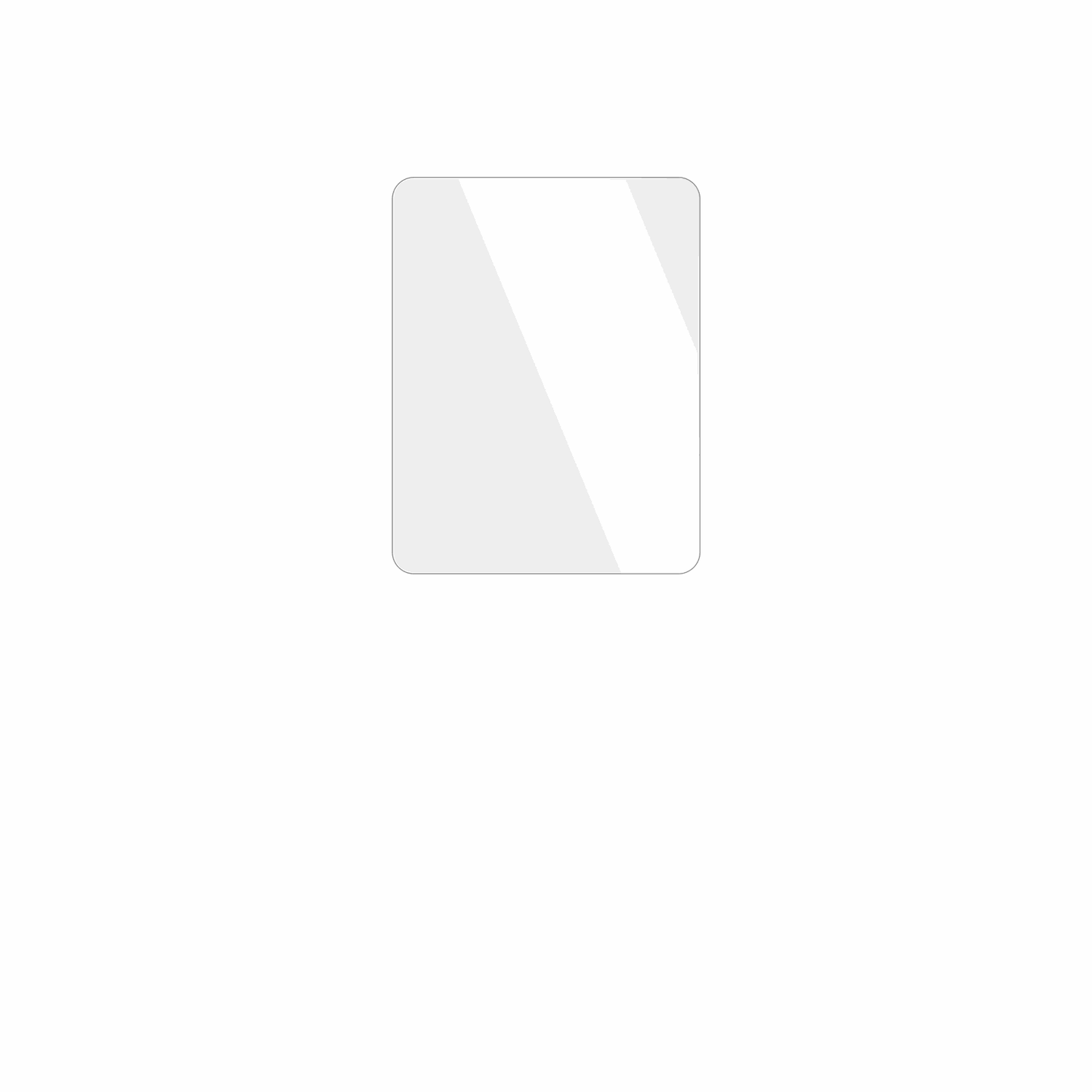 dipos Displayschutz für Aivane S11 MP3-Player, transparente Oberfläche, geringe Dicke und perfekte Passform