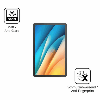 2x Schutzfolie matt für Aiwa Tab AS12 Display-Schutzfolie