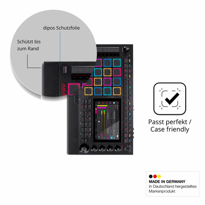 Besonders flexibler Displayschutz mit Anti-Shock-Schicht im Materialmix