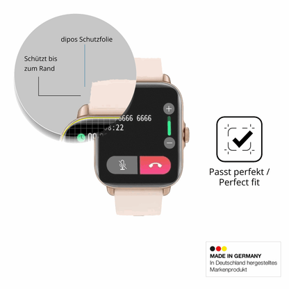Besonders flexibler Displayschutz mit Anti-Shock-Schicht im Materialmix