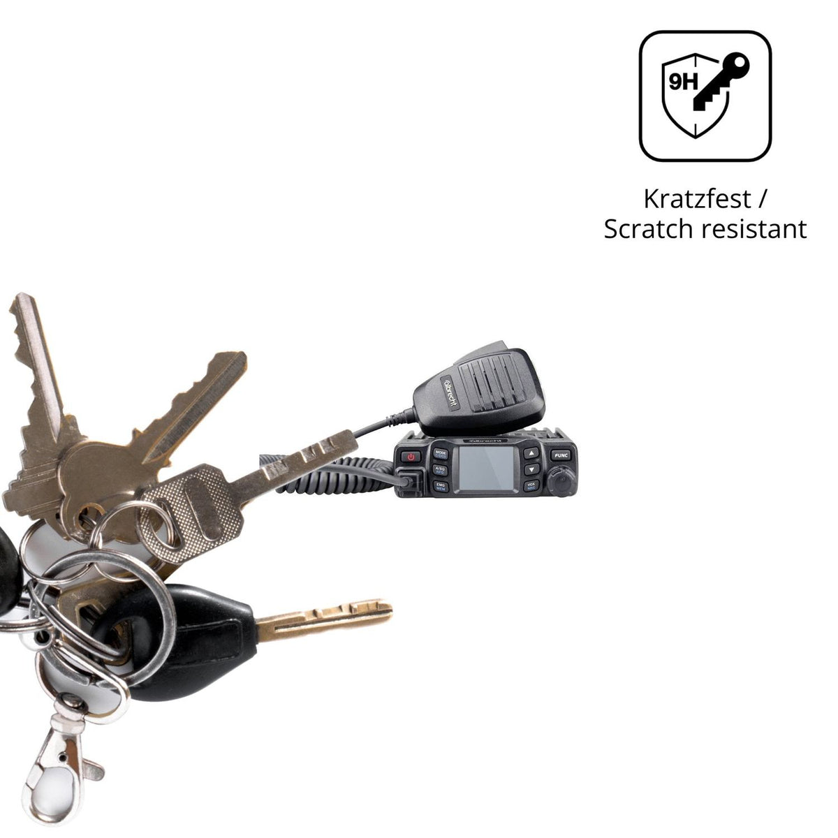 2x 9H Schutzfolie für Albrecht AE 5900 Mini Panzerfolie
