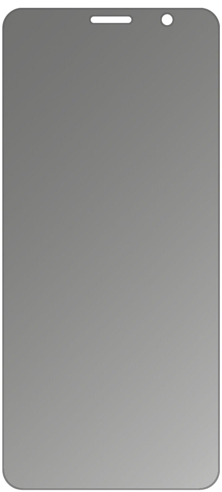 dipos Displayschutz für Alcatel 1X (2019), mattierte Oberfläche, Blickschutzfilter und perfekter Passform