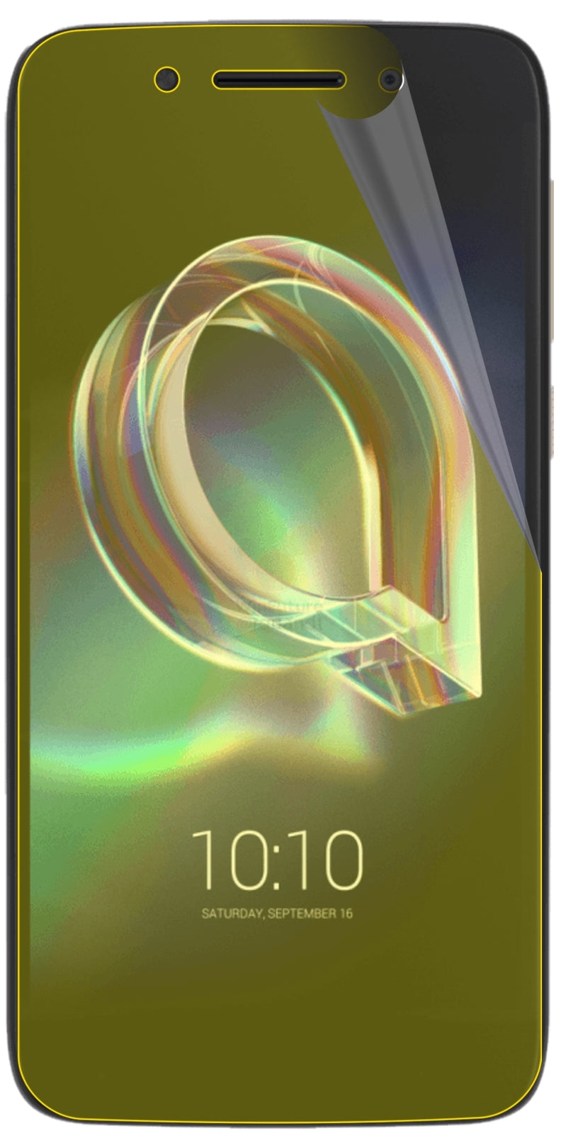 dipos Displayschutz für Alcatel Idol 5, transparente Oberfläche, geringe Dicke und perfekte Passform