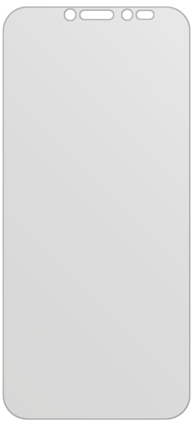 dipos Displayschutz für Alcatel 1S, mattierte Oberfläche, geringe Dicke und perfekte Passform