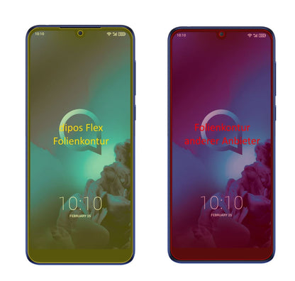 2x 3D Full Cover Schutzfolie für Alcatel 3L