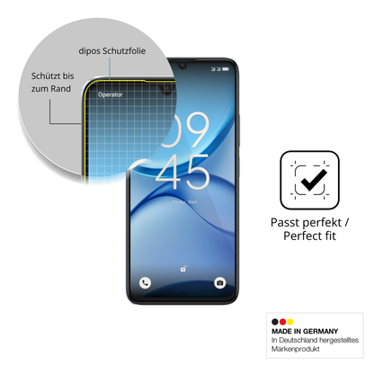 Schutzfolie mit optimaler Passform, zur Verwendung mit Hüllen geeignet