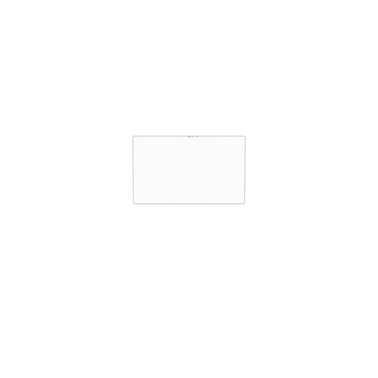 dipos Displayschutz für Alienware Pro 15 Essential PV15250, mattierte Oberfläche, geringe Dicke und perfekte Passform