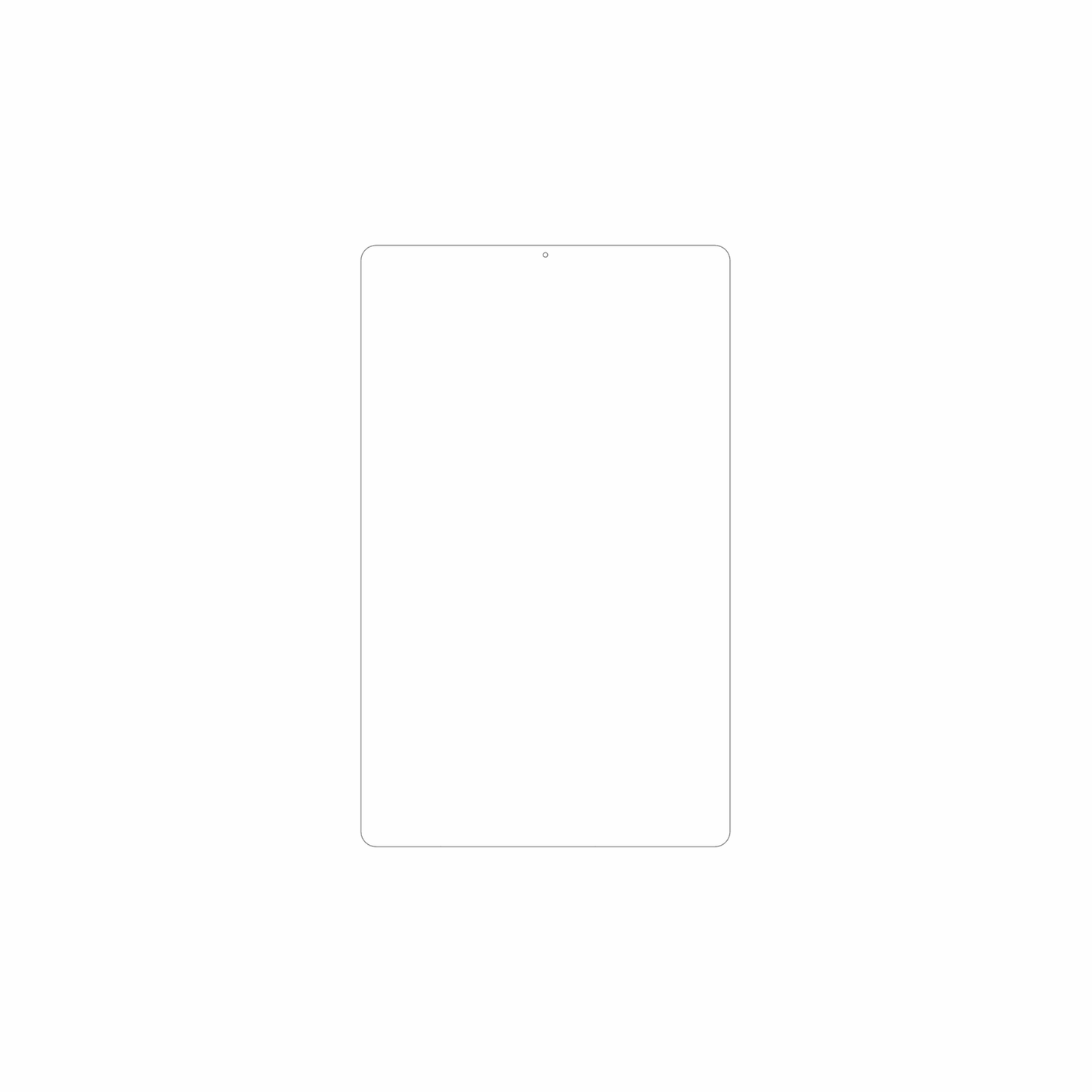 dipos Displayschutz für Alldocube iPlay 80 mini Ultra, mattierte Oberfläche, geringe Dicke und perfekte Passform