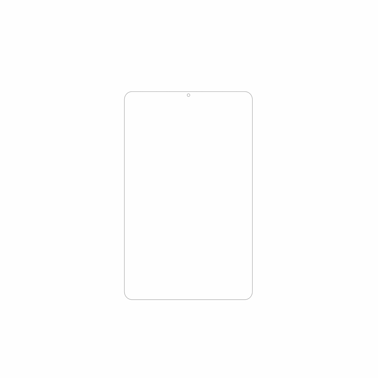 dipos Displayschutz für alldocubeiplay 60 mini, mattierte Oberfläche, geringe Dicke und perfekte Passform