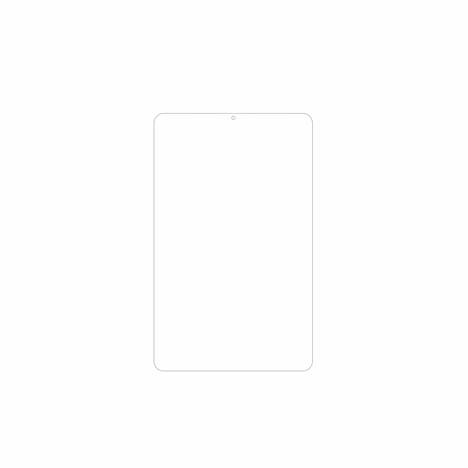 dipos Displayschutz für alldocubeiplay 60 mini, mattierte Oberfläche, geringe Dicke und perfekte Passform