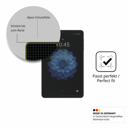 Schutz gegen Kratzer auf dem alldocubeiplay 60 mini Glas durch Schlüssel oder Ähnliches