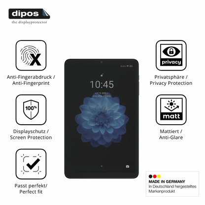 Privatsphäre-Schutz durch Sichtschutz-Folie passend zugeschnitten für alldocubeiplay 60 mini