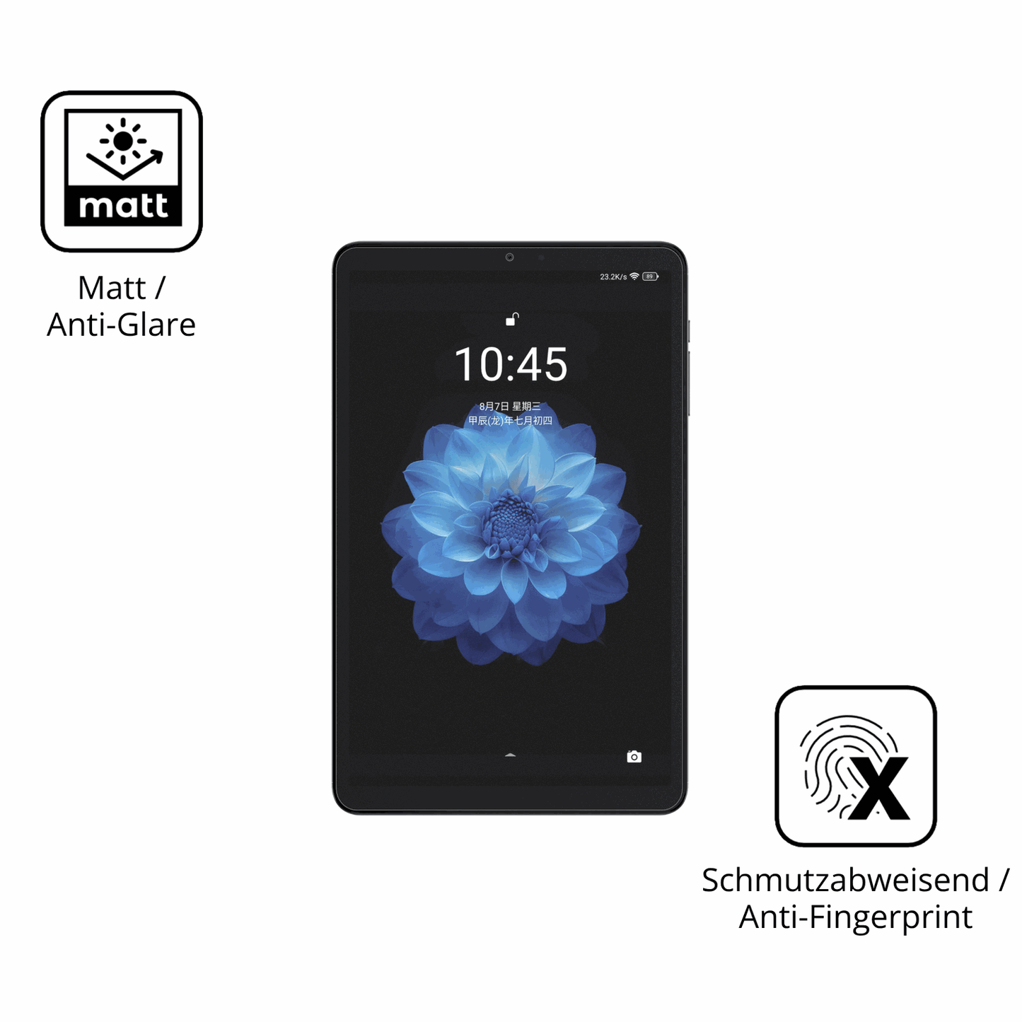 9H Hartbeschichtete, flexible Folie passend zugeschnitten für alldocubeiplay 60 mini