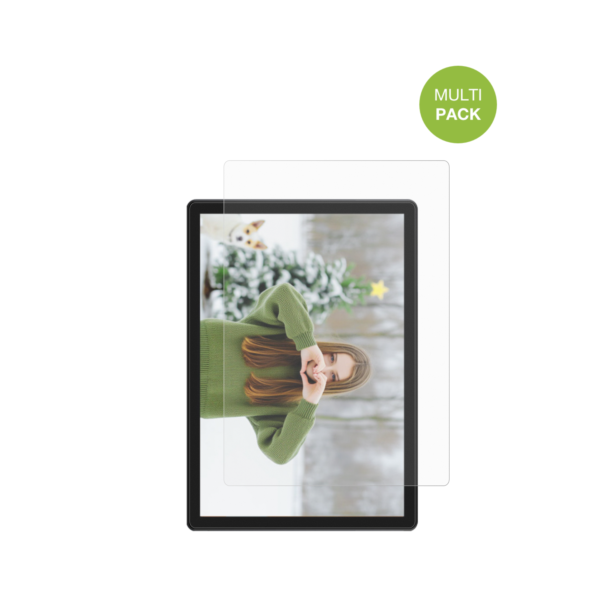 AlldocubeiPlay 70 SE mit aufgebrachter dipos Displayschutzfolie, die lästige Fingerabdrücke minimiert