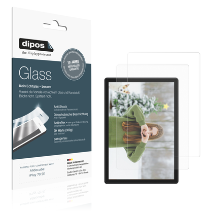 Matte Displayschutzfolie von dipos passend für Alldocube iPlay 70 SE, 9H kratzfest und blasenfrei montiert