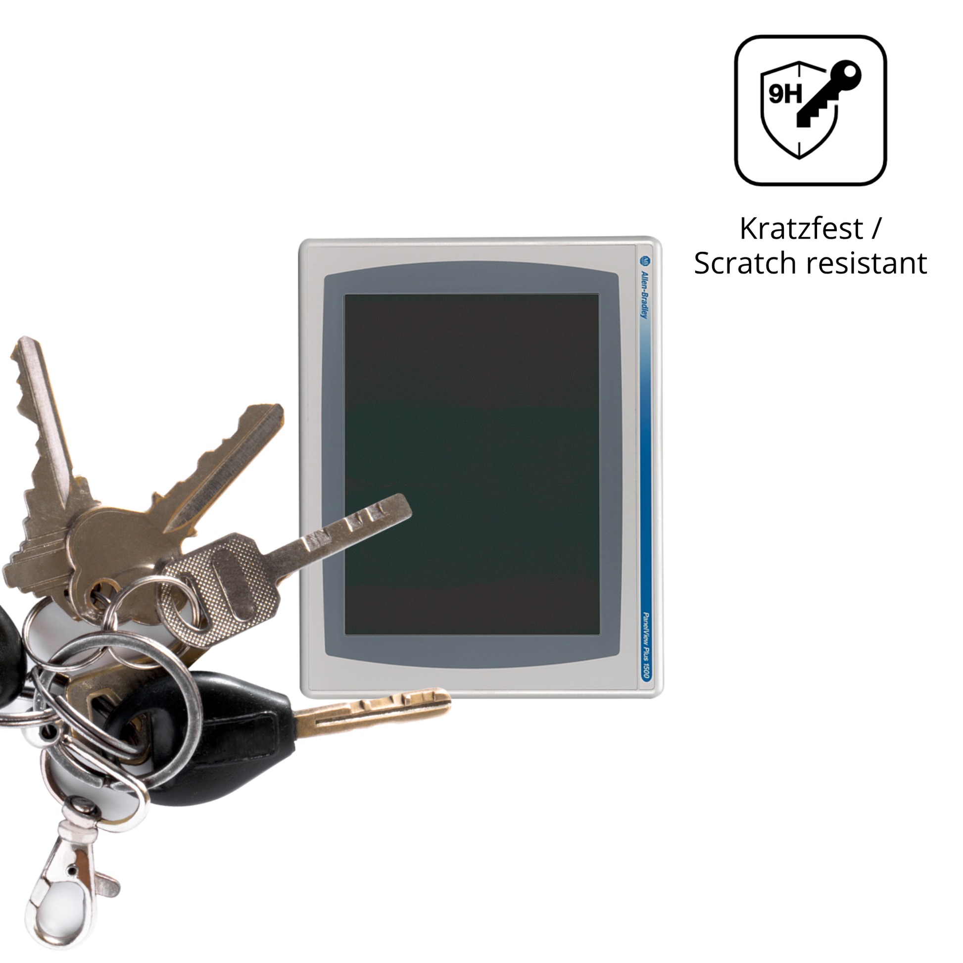 dipos Displayschutz für Allen-Bradley 2711P-RDT15C, mattierte Oberfläche, robuste Festigkeit und perfekte Passform