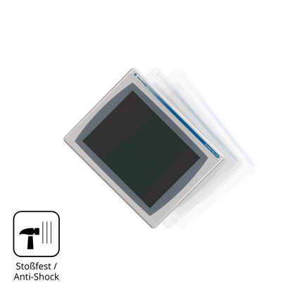 Schutz gegen Kratzer auf dem Allen-Bradley 2711P-RDT15C Glas durch Schlüssel, Stöße gegen die Tischkante oder Stürze