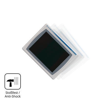 Schutz gegen Kratzer auf dem Allen-Bradley 2711P-RDT15C Glas durch Schlüssel, Stöße gegen die Tischkante oder Stürze