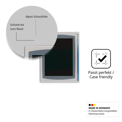 Besonders flexibler Displayschutz mit Anti-Shock-Schicht im Materialmix