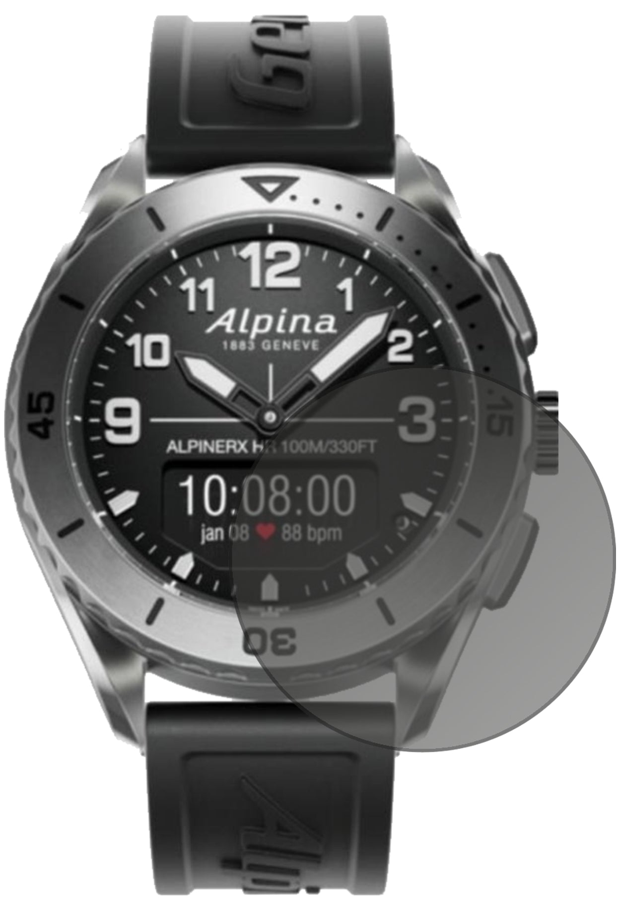 Blickschutzfolie für Alpina AlpinerX Alive matt Schutzfolie Privacy