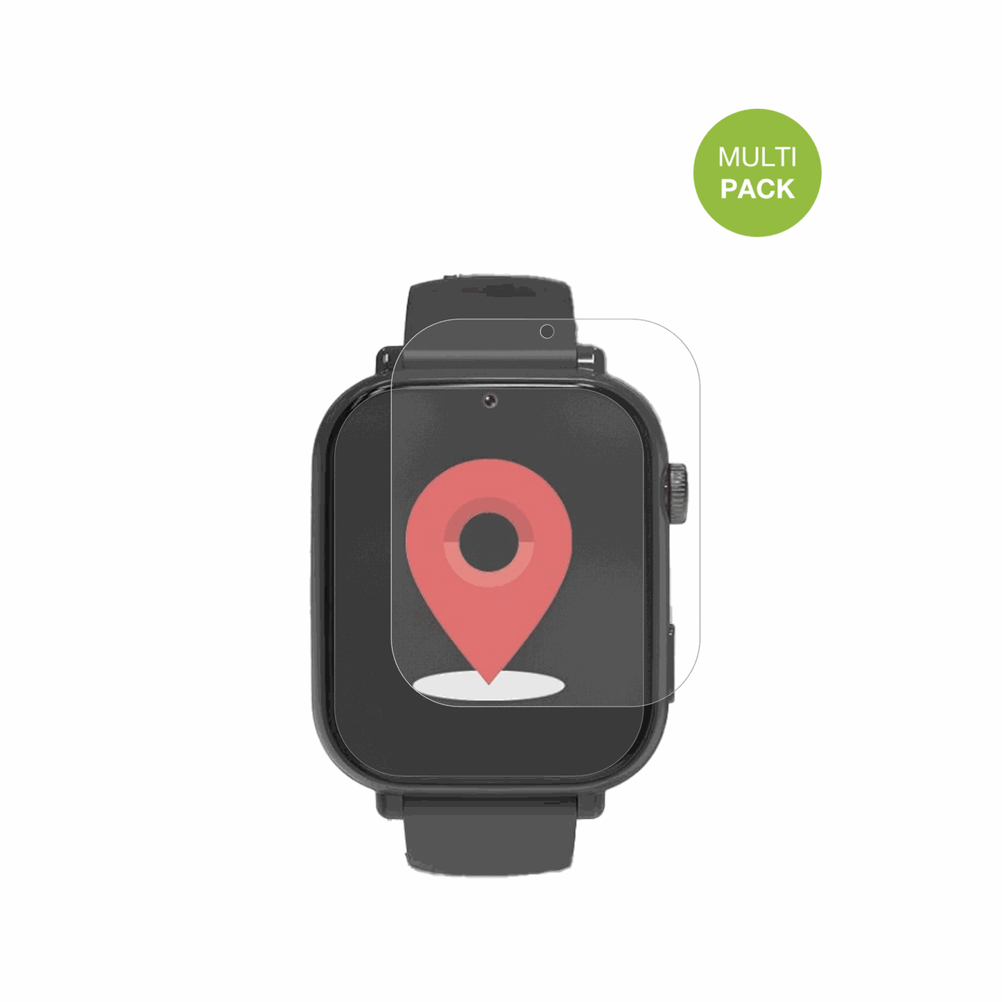 AlutoriaA22 1.57 Zoll Smartwatch mit aufgebrachter dipos Displayschutzfolie, die lästige Fingerabdrücke minimiert
