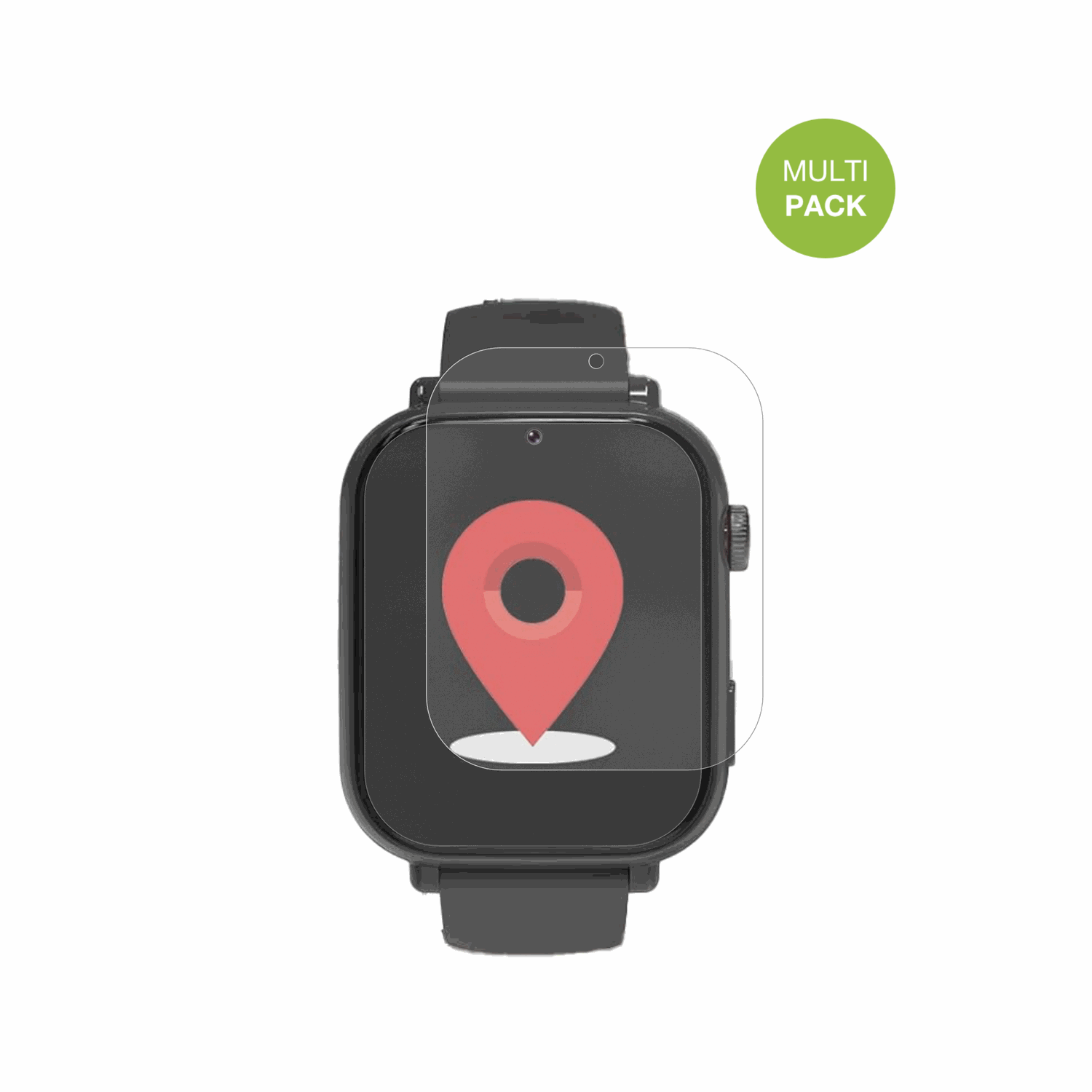AlutoriaA22 1.57 Zoll Smartwatch mit aufgebrachter dipos Displayschutzfolie, die lästige Fingerabdrücke minimiert