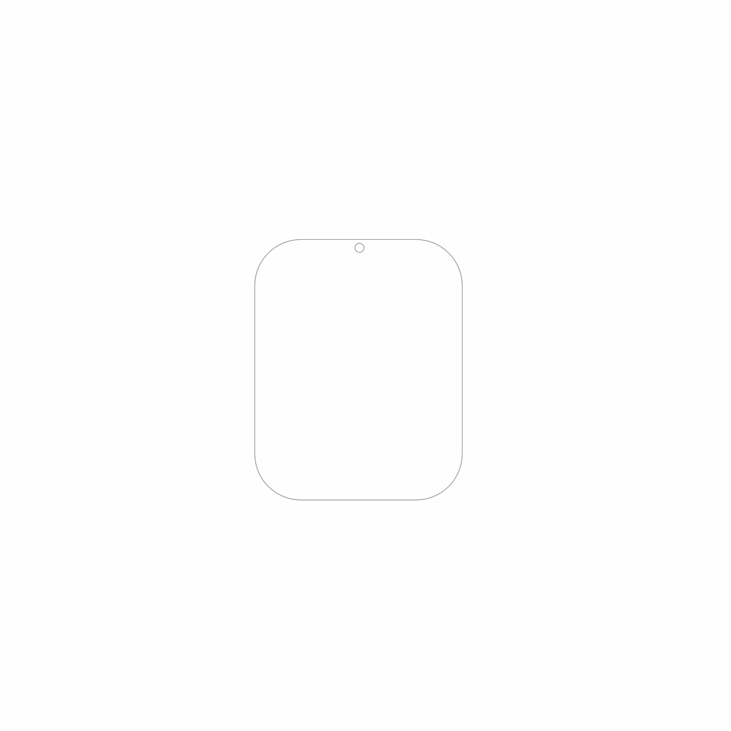 dipos Displayschutz für Alutoria A22 1.57 Zoll Smartwatch, mattierte Oberfläche, geringe Dicke und perfekte Passform