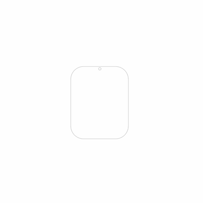 dipos Displayschutz für Alutoria A22 1.57 Zoll Smartwatch, mattierte Oberfläche, geringe Dicke und perfekte Passform